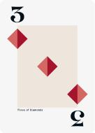 Three of diamonds