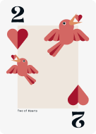 Two of hearts
